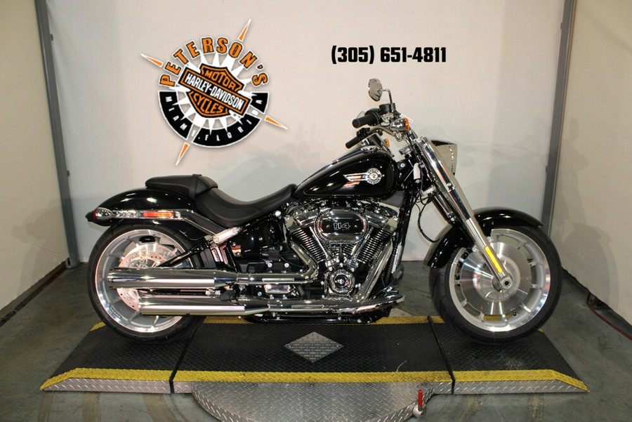 New 2024 Harley-Davidson Fat Boy 114 Cruiser FLFBS Motorcycle For Sale In Miami, Florida