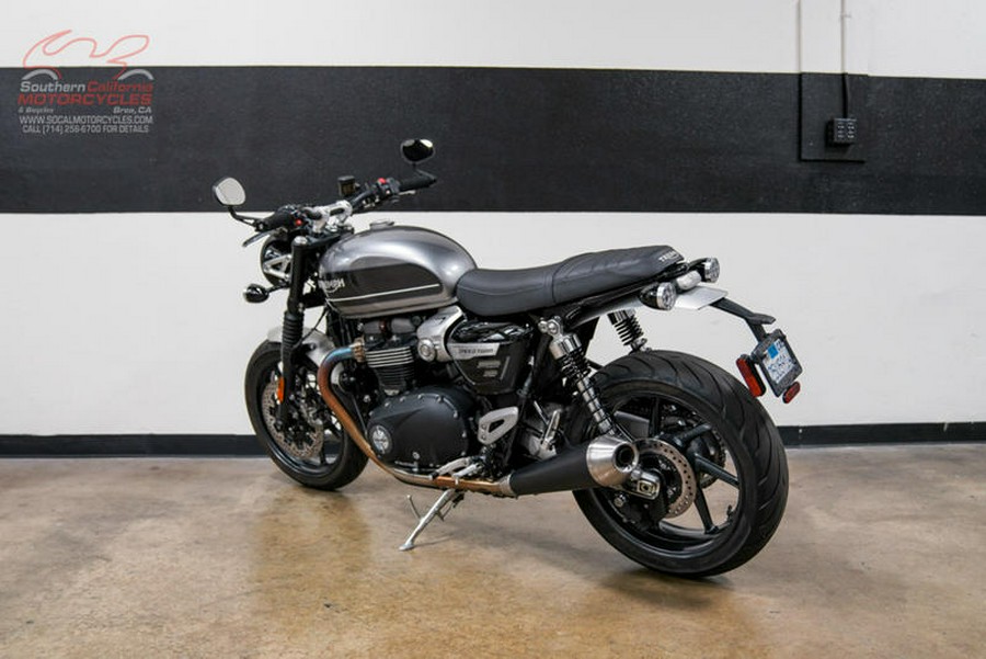 2021 Triumph Speed Twin 1200 Silver Ice/Storm Grey