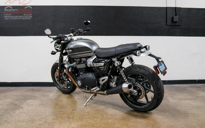 2021 Triumph Speed Twin 1200 Silver Ice/Storm Grey