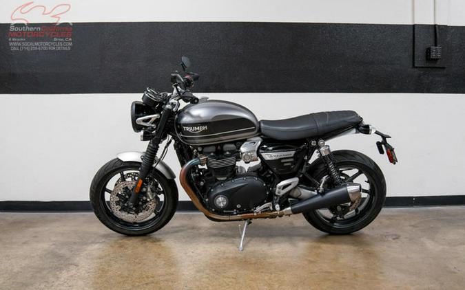 2021 Triumph Speed Twin 1200 Silver Ice/Storm Grey