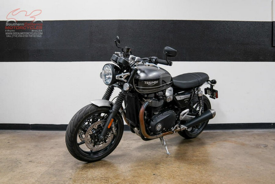 2021 Triumph Speed Twin 1200 Silver Ice/Storm Grey