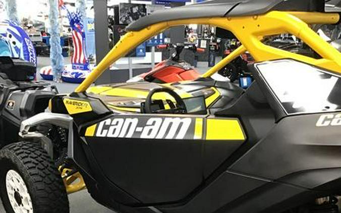 2024 Can-Am® Maverick R X RS with Smart-Shox Carbon Black & Neo Yellow