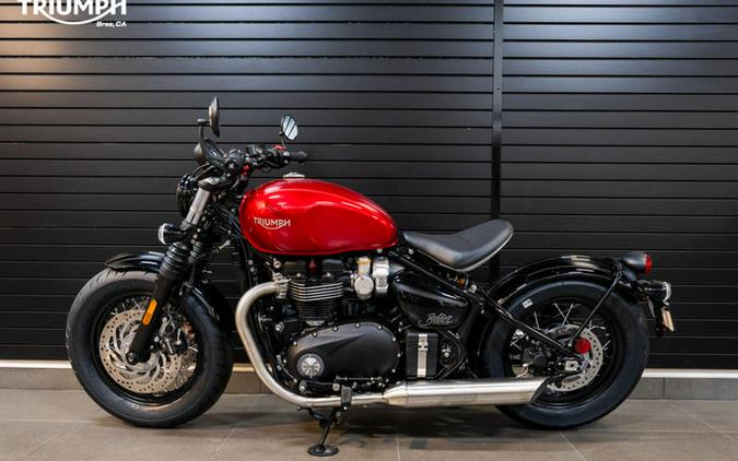 2023 Triumph Bonneville Bobber Red Hopper