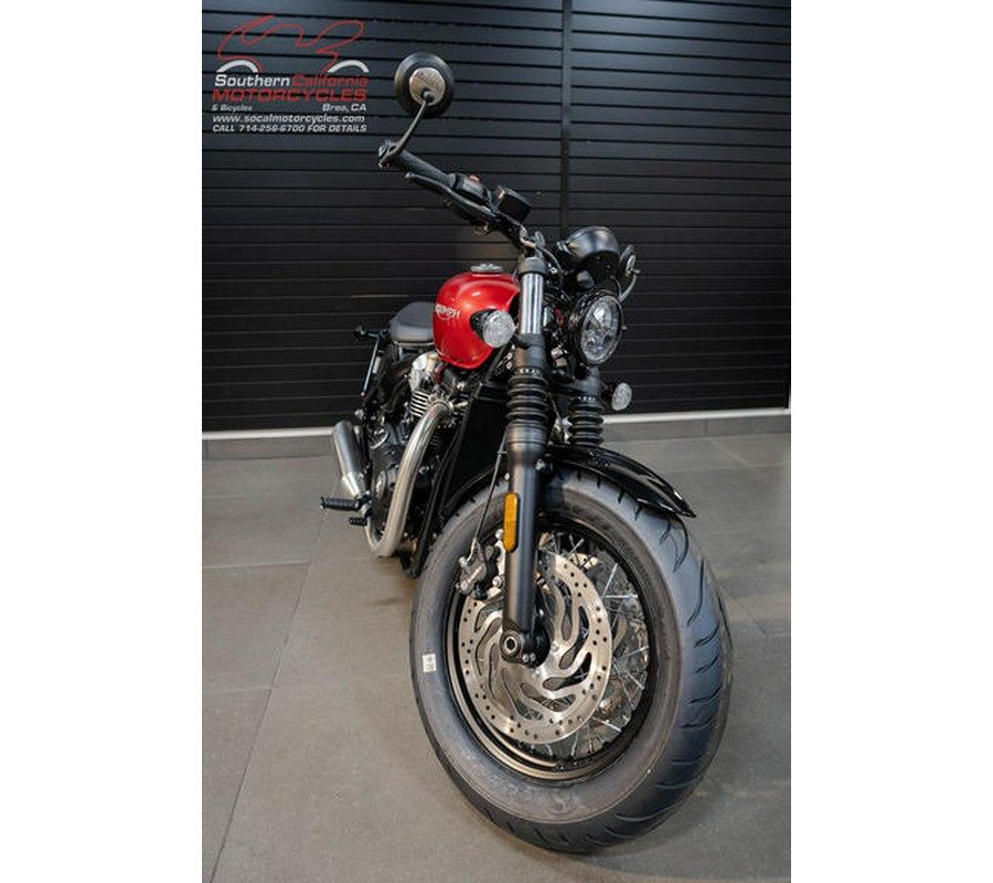 2023 Triumph Bonneville Bobber Red Hopper