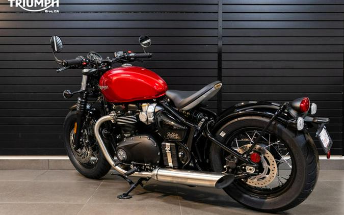 2023 Triumph Bonneville Bobber Red Hopper