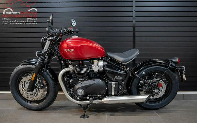 2023 Triumph Bonneville Bobber Red Hopper