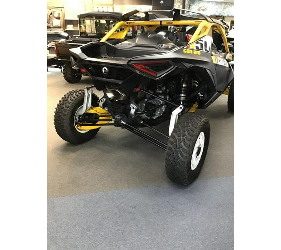 2024 Can-Am® Maverick R X RS with Smart-Shox Carbon Black & Neo Yellow