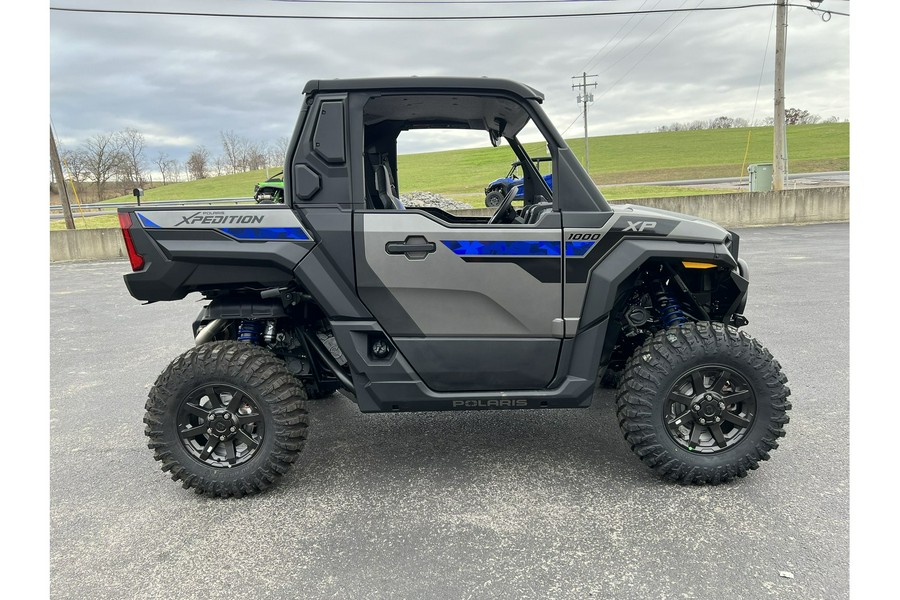 2024 Polaris XPEDITION XP Ultimate R/C - Matte Heavy Metal (OPEN CAB W/WINDSHIELD AND REAR PANEL ADD ONS)