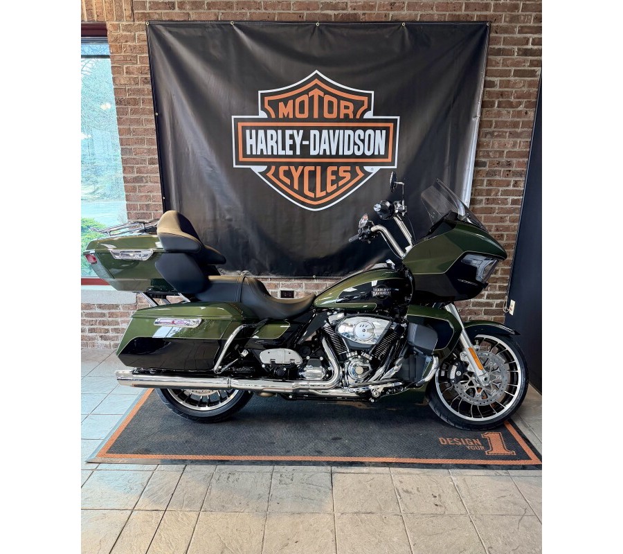 2026 Harley-Davidson Road Glide Limited Olive Steel Metallic / Vivid Black Chrome Trim