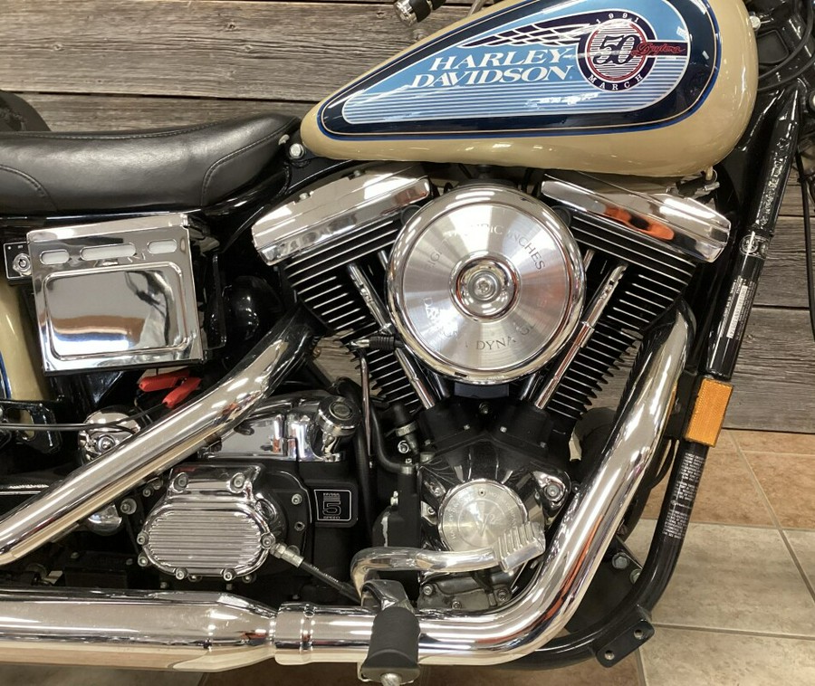 1992 FXDB-D Indigo Blue Metallic/Gold Pinstripe