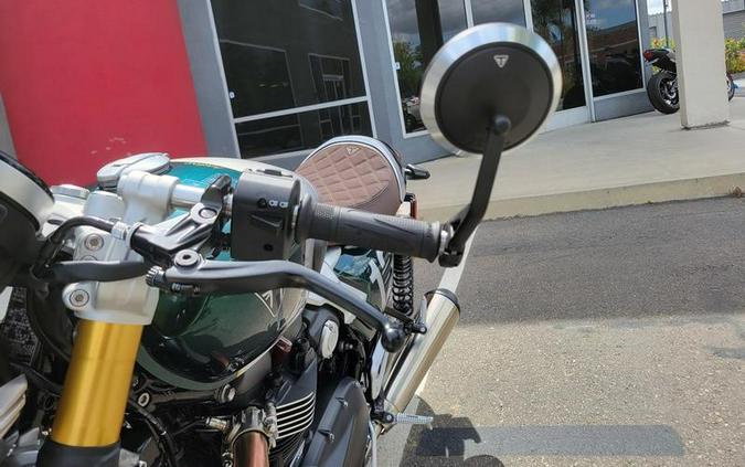 2027 Triumph Speed Twin 1200 Cafe Racer Edition Aluminium silver / Competition green