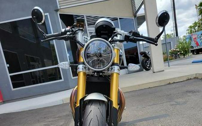 2027 Triumph Speed Twin 1200 Cafe Racer Edition Aluminium silver / Competition green