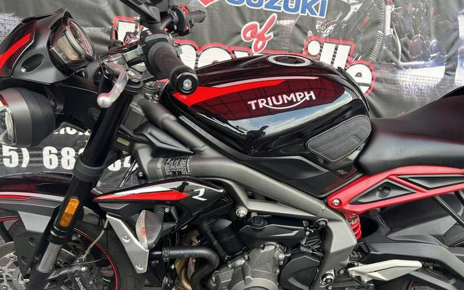 2021 Triumph Street Triple R Sapphire Black