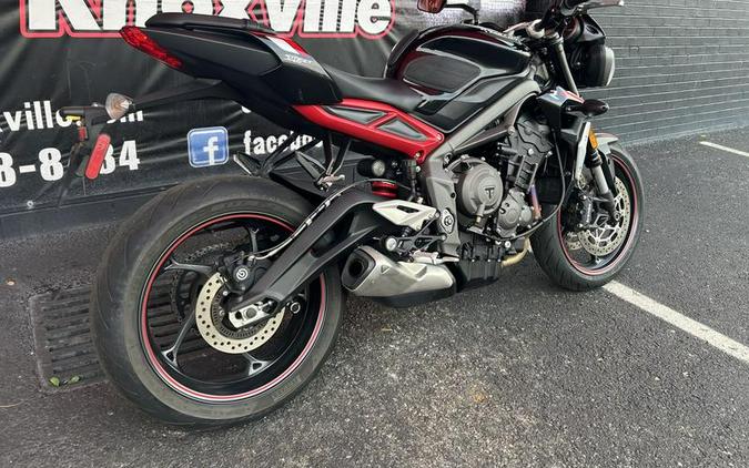 2021 Triumph Street Triple R Sapphire Black