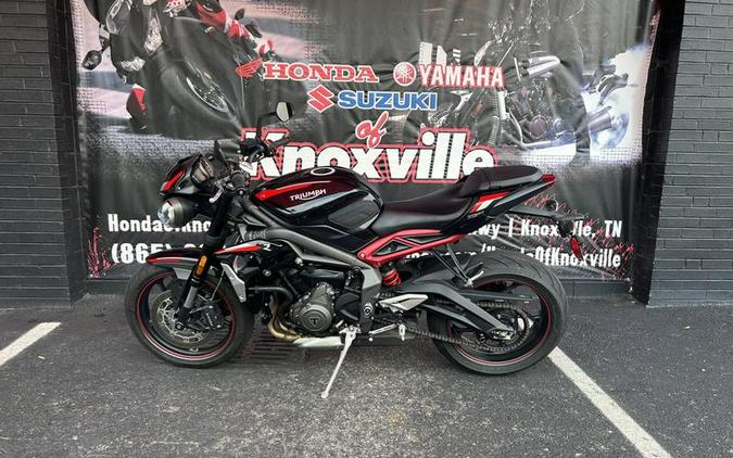 2021 Triumph Street Triple R Sapphire Black