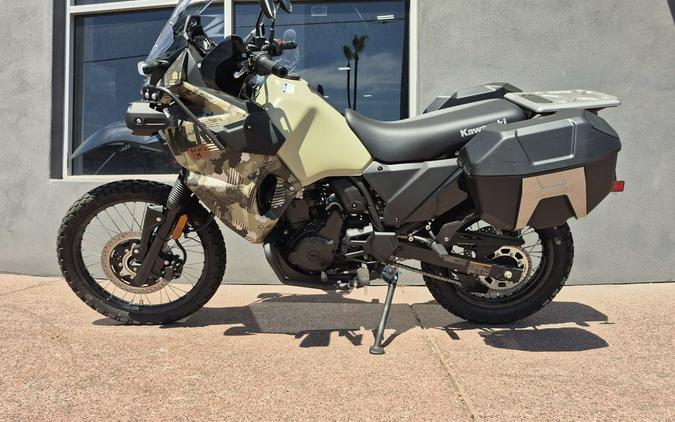 2025 Kawasaki KLR®650 Adventure ABS Cypher Camo Beige