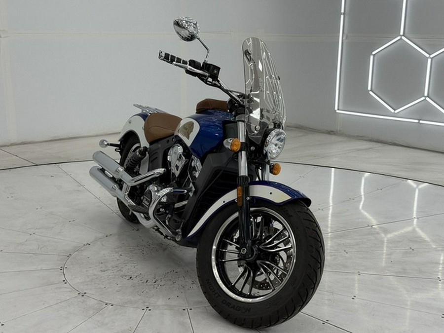 2017 Indian Scout ABS Brilliant Blue Over White And Red