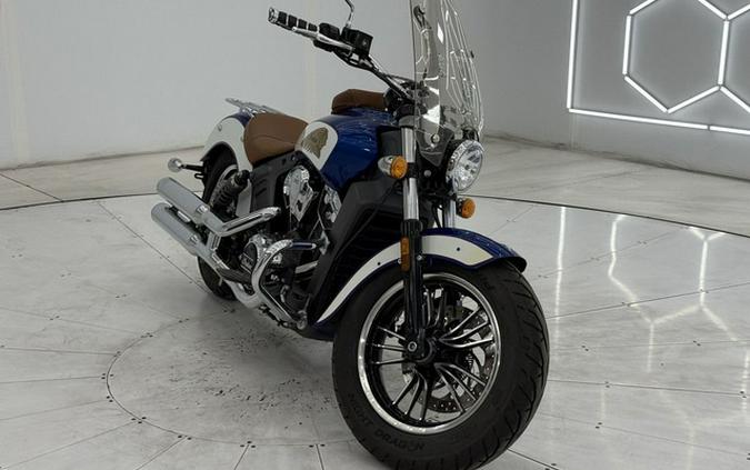 2017 Indian Scout ABS Brilliant Blue Over White And Red