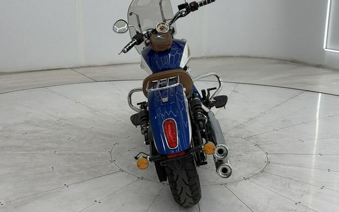 2017 Indian Scout ABS Brilliant Blue Over White And Red