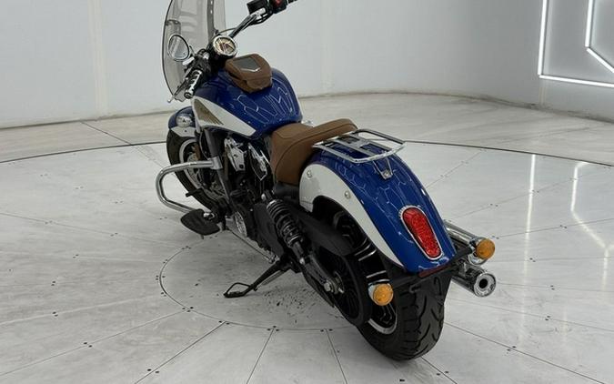 2017 Indian Scout ABS Brilliant Blue Over White And Red