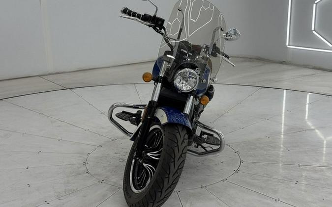 2017 Indian Scout ABS Brilliant Blue Over White And Red
