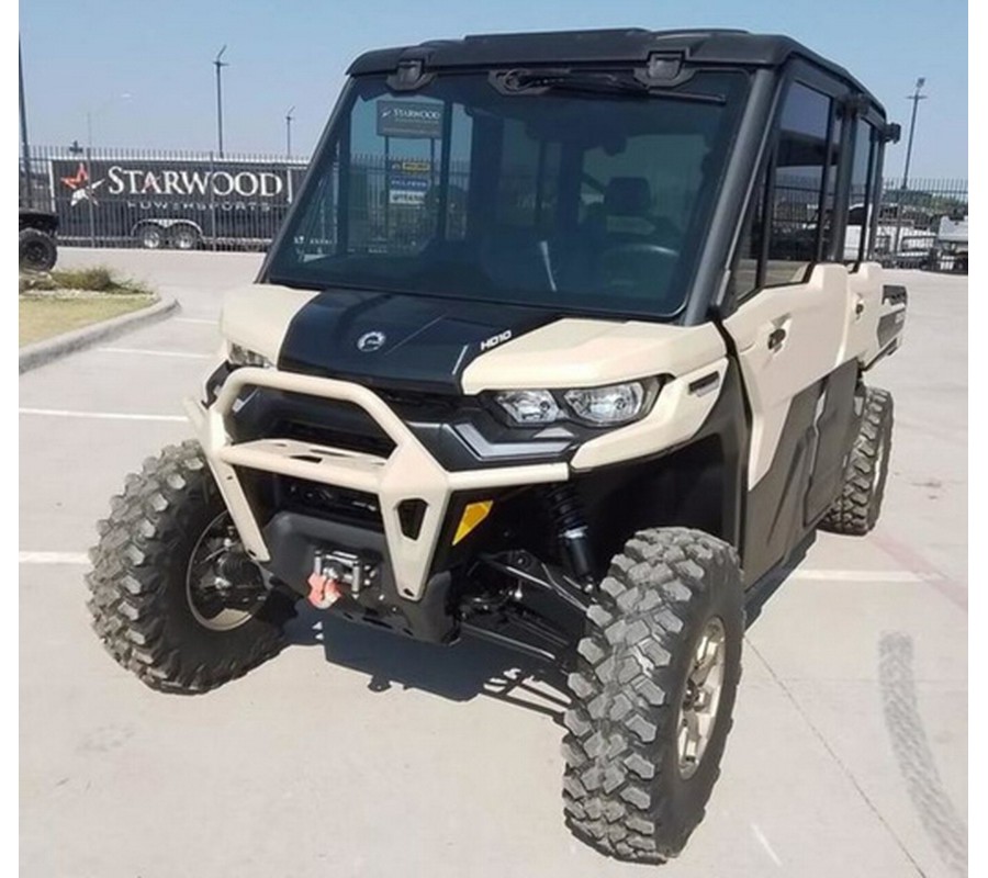 2025 Can-Am Defender MAX Limited HD10 Desert Tan & Stealth Bla