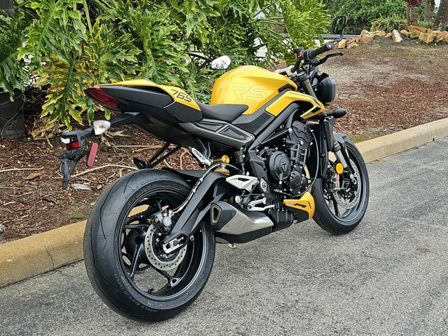 2024 Triumph Street Triple 765 RS Cosmic Yellow RS