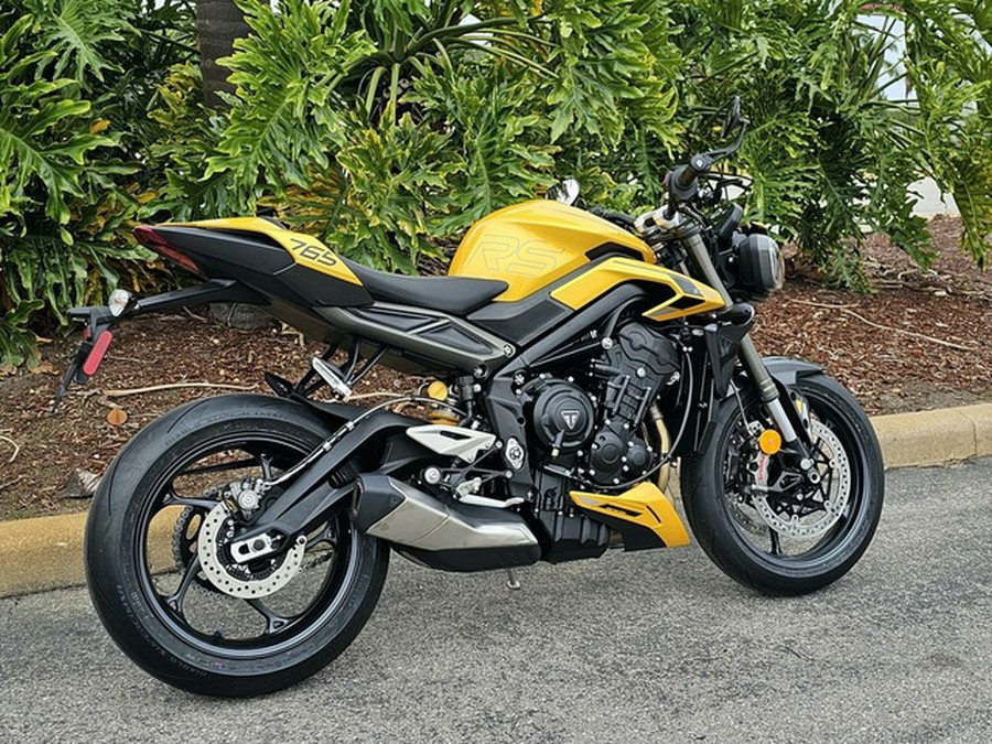 2024 Triumph Street Triple 765 RS Cosmic Yellow RS