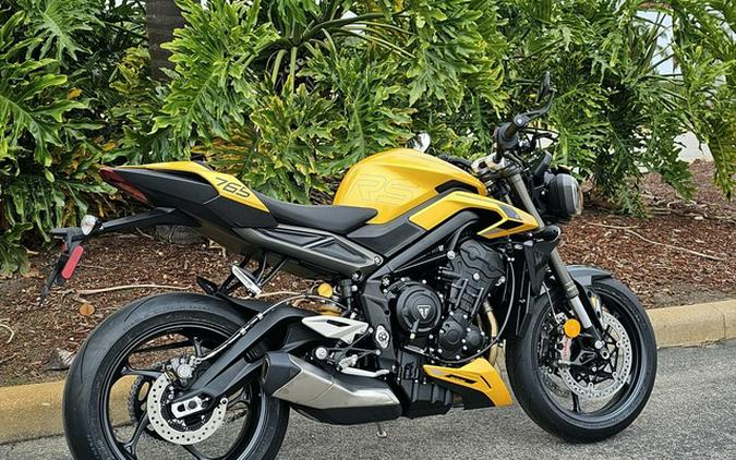 2024 Triumph Street Triple 765 RS Cosmic Yellow RS