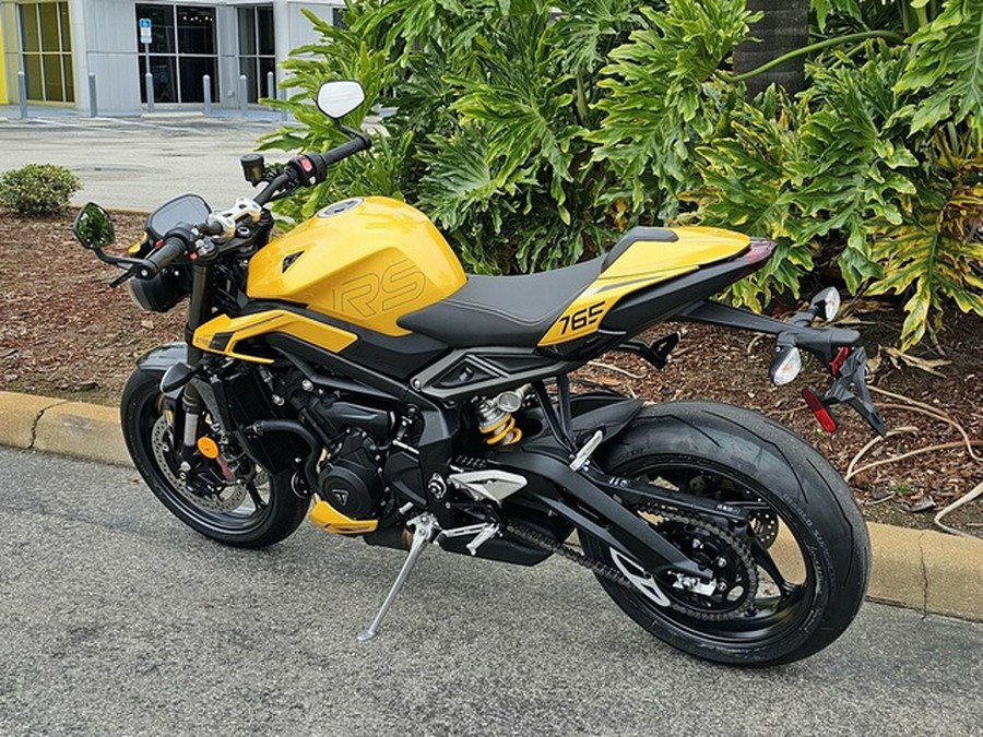 2024 Triumph Street Triple 765 RS Cosmic Yellow RS