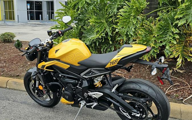 2024 Triumph Street Triple 765 RS Cosmic Yellow RS