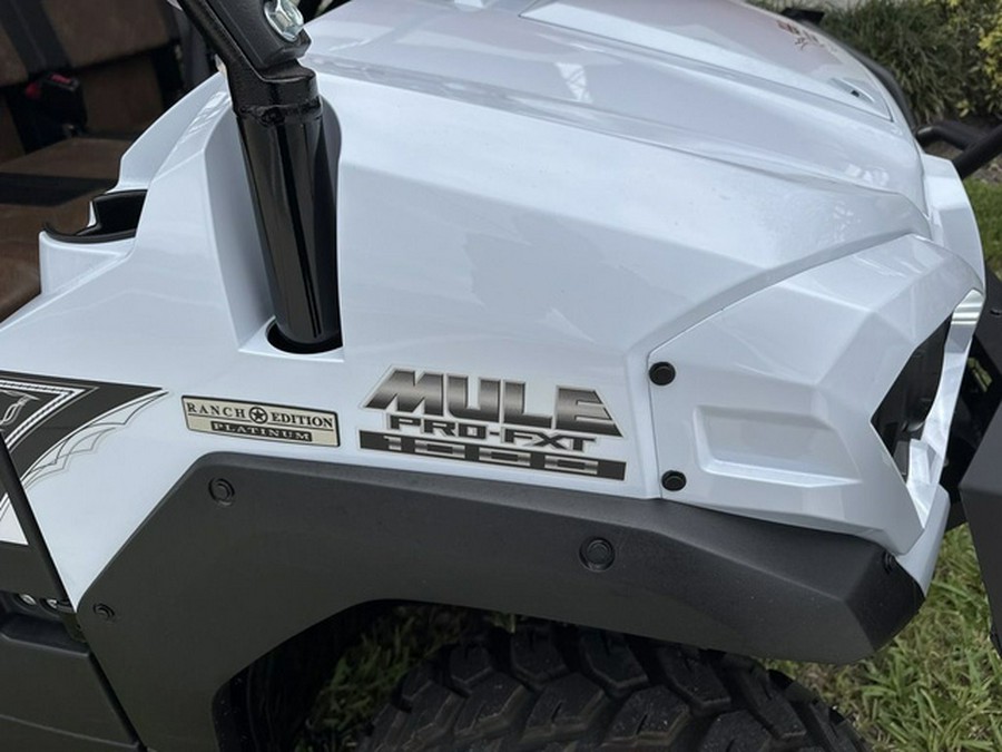 2025 Kawasaki Mule PRO-FXT 1000 Platinum Ranch Edition