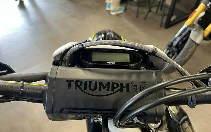 2026 Triumph TF 250-E Jet BlackPure White
