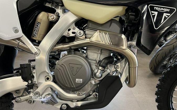 2026 Triumph TF 250-E Jet BlackPure White