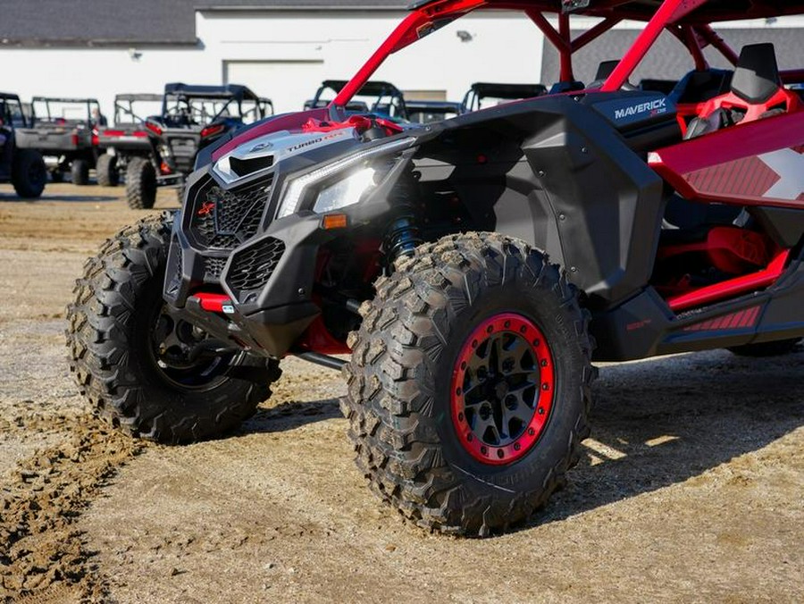 2025 Can-Am® Maverick X3 Max X DS Turbo RR With Smart-Shox Fiery Red & Hyper Silver
