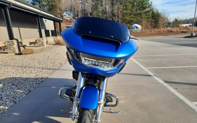 2026 Harley-Davidson® Road Glide® Aurora Blue Denim Chrome Trim