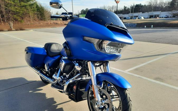 2026 Harley-Davidson® Road Glide® Aurora Blue Denim Chrome Trim