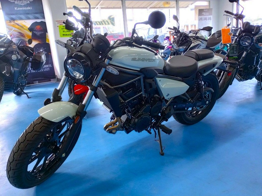 2024 Kawasaki Eliminator® Pearl Robotic White