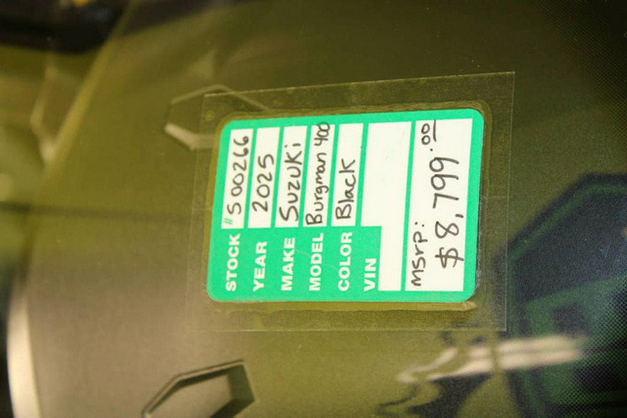 2025 Suzuki Burgman 400