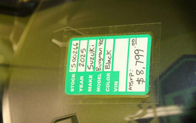 2025 Suzuki Burgman 400