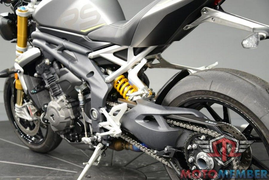 2022 Triumph Speed Triple 1200 RS Matte Silver Ice