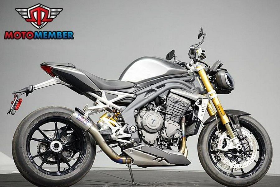 2022 Triumph Speed Triple 1200 RS Matte Silver Ice