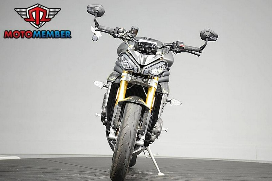 2022 Triumph Speed Triple 1200 RS Matte Silver Ice