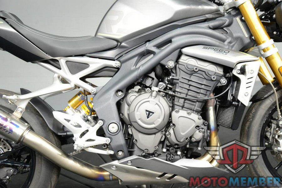 2022 Triumph Speed Triple 1200 RS Matte Silver Ice