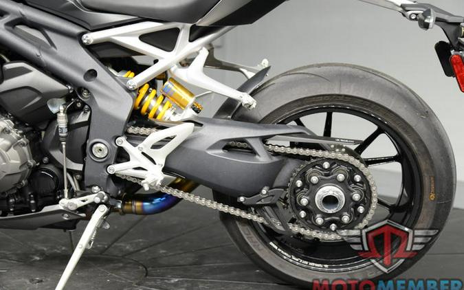2022 Triumph Speed Triple 1200 RS Matte Silver Ice
