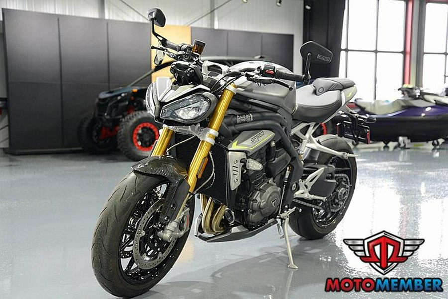 2022 Triumph Speed Triple 1200 RS Matte Silver Ice