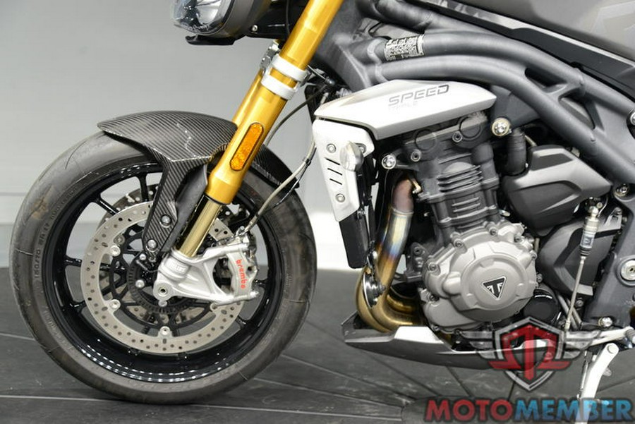 2022 Triumph Speed Triple 1200 RS Matte Silver Ice