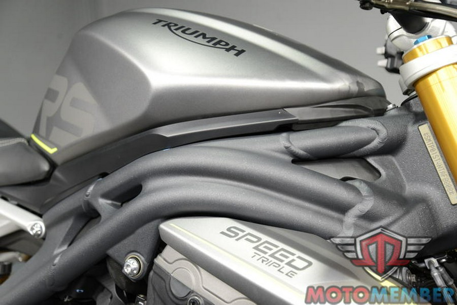 2022 Triumph Speed Triple 1200 RS Matte Silver Ice