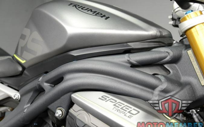 2022 Triumph Speed Triple 1200 RS Matte Silver Ice