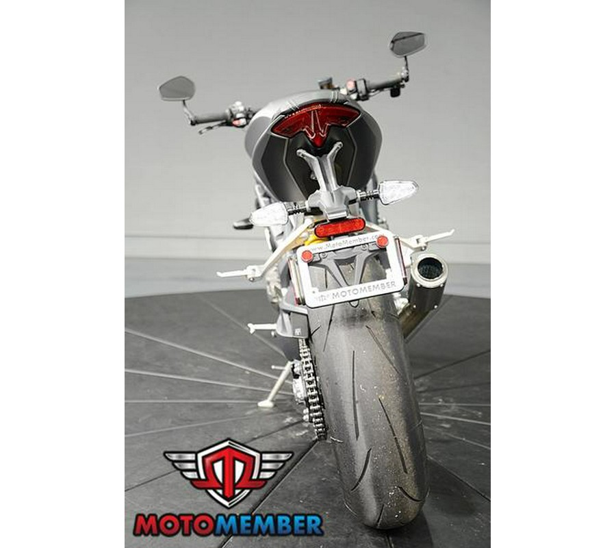 2022 Triumph Speed Triple 1200 RS Matte Silver Ice